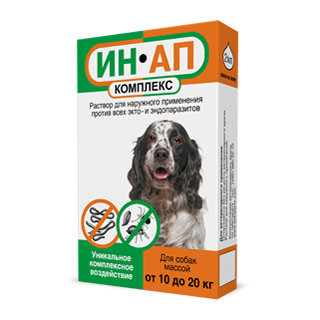 Ин-Ап комплекс для собак 10-20 кг, 2 мл