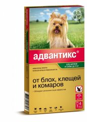 Адвантикс 40 для собак до 4 кг
