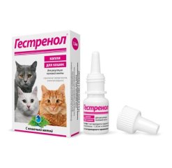 Гестренол капли для кошек с кошачьей мятой, 1,5 мл