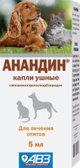 Анандин Капли ушные, 5 мл