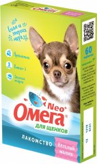 Омега Neo+ Веселый малыш для щенков с карнитином, 60 таблеток