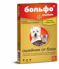 Больфо ошейник от блох для кошек и собак, 35 см